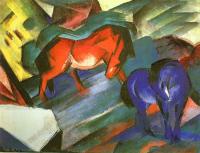 Marc, Franz - Red and Blue Horse II